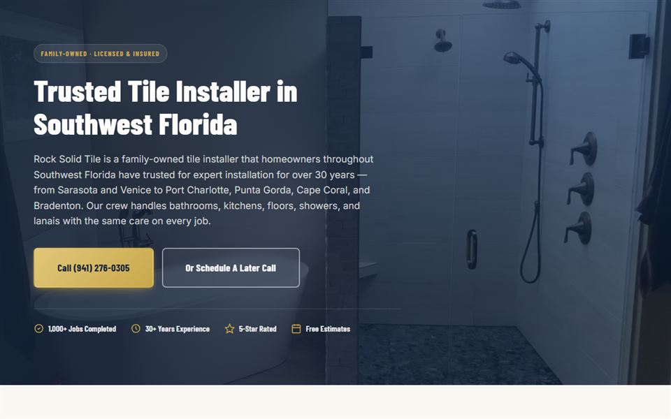 Rock Solid Tile โ current website