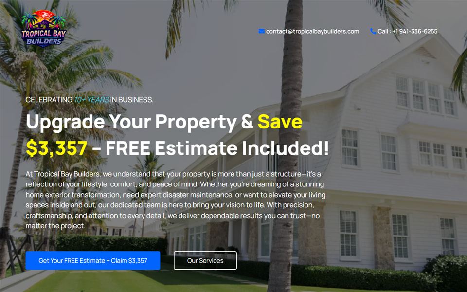 Tropical Bay Builders โ old website
